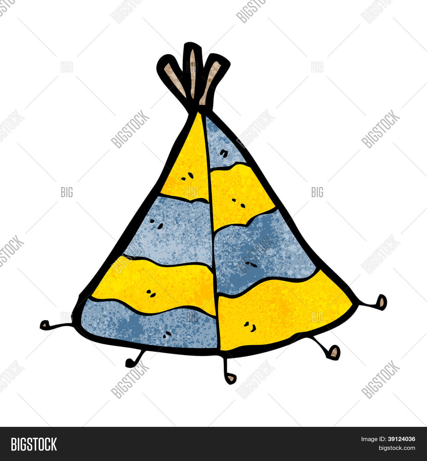 Cartoon Teepee Tent Vector & Photo (Free Trial) | Bigstock