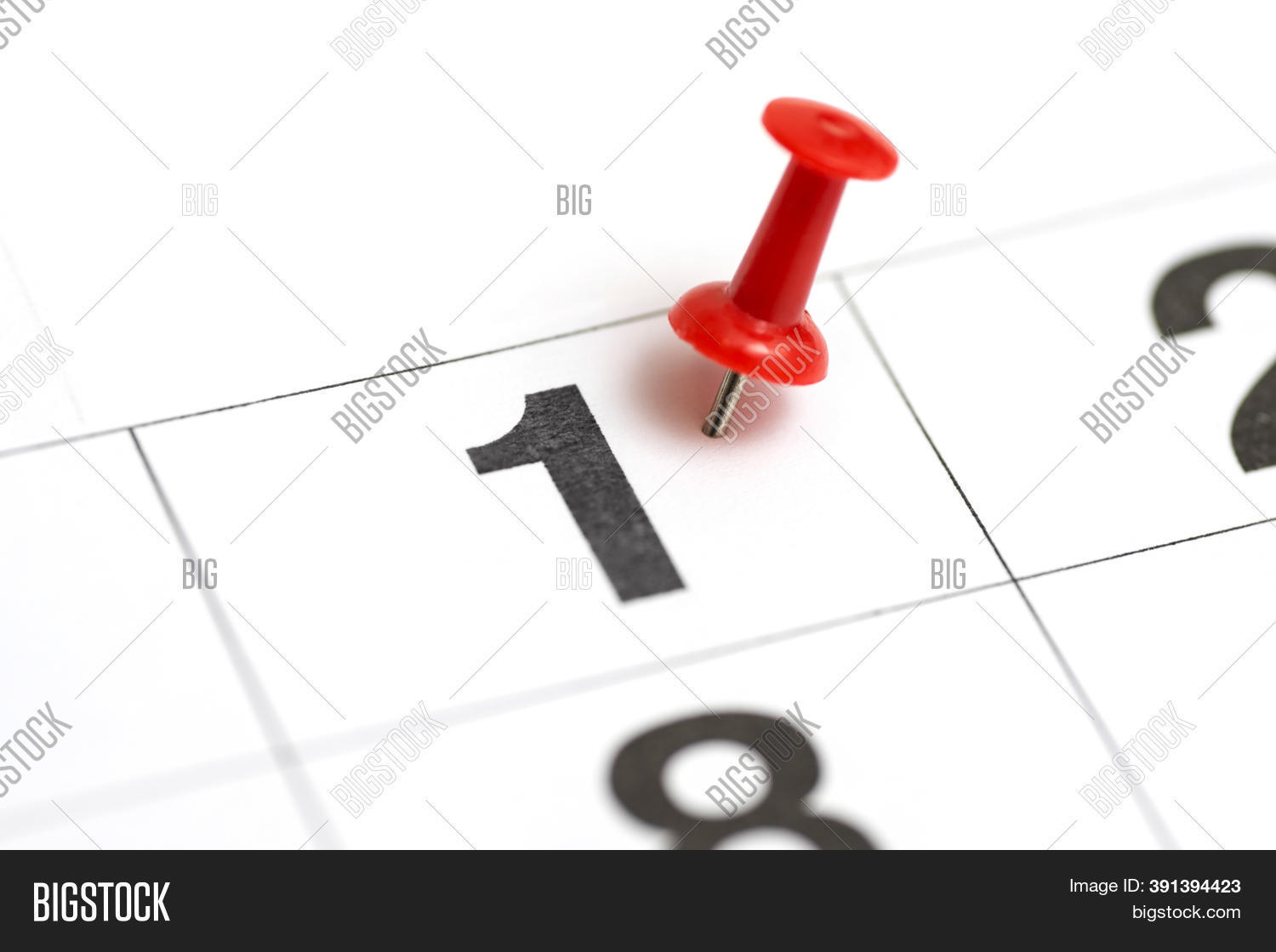 Pin On Date Number 1. Image & Photo (Free Trial) | Bigstock