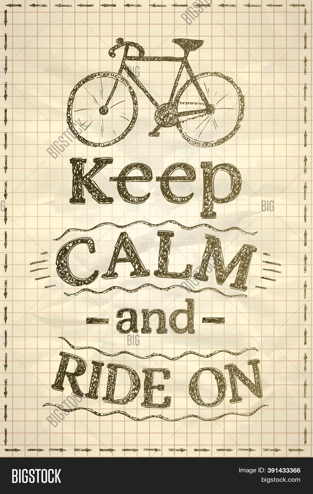 Keep Calm Ride On Image Photo Free Trial Bigstock