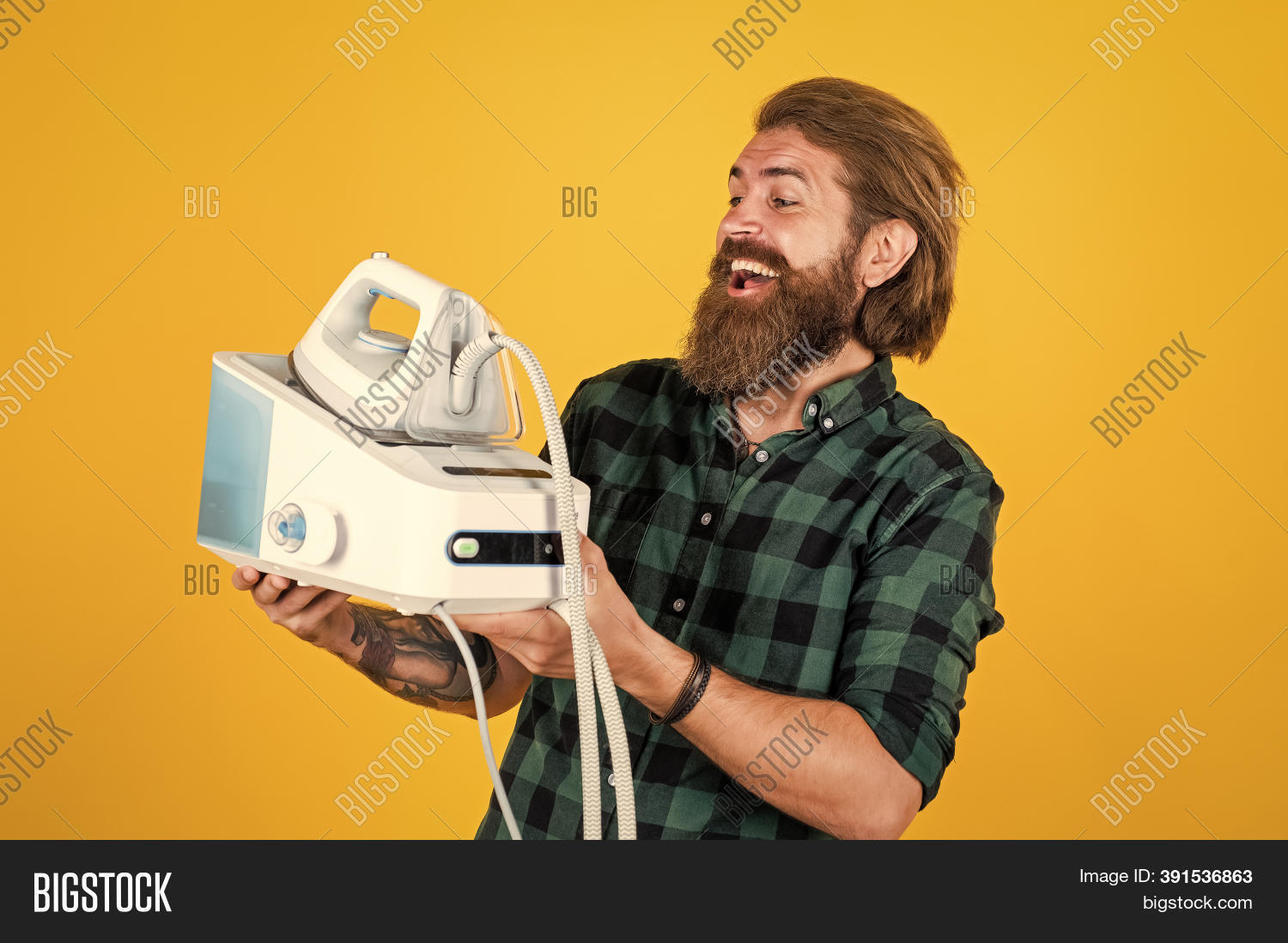 beard ironing machine