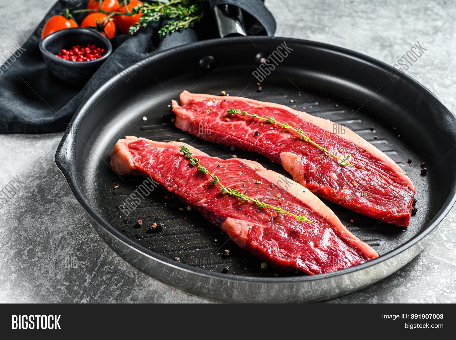 Raw Strip Loin Steak Image & Photo (Free Trial) Bigstock