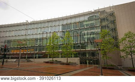 Brussels, Belgium - May 12, 2018: European Parliament - Liaison Office In Belgium