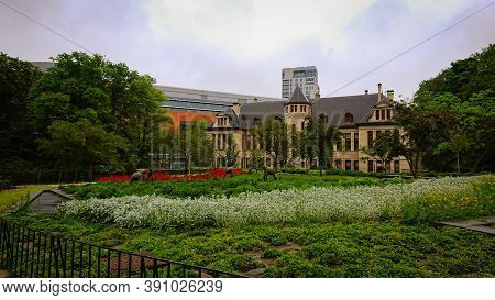 Brussels, Belgium - May 12, 2018: European Parliament - Liaison Office In Belgium
