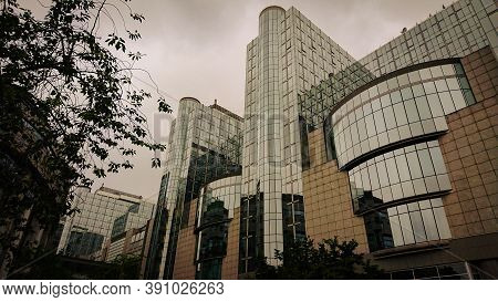 Brussels, Belgium - May 12, 2018: European Parliament - Liaison Office In Belgium
