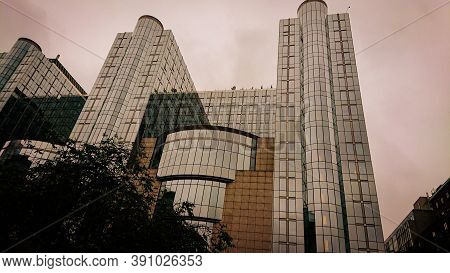 Brussels, Belgium - May 12, 2018: European Parliament - Liaison Office In Belgium