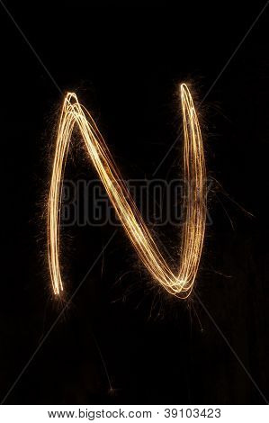 English Alphabet N