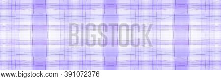 Purple Flannel Checks. Watercolour Plaid Material. Rustic Checkered Wallpaper. Seamless Flannel Chec