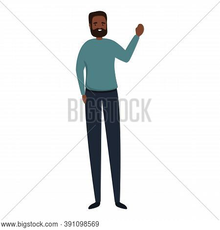 Historical African Teacher Icon. Cartoon Of Historical African Teacher Vector Icon For Web Design Is