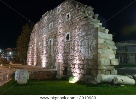 Resterne af en gammel tyrkisk bad Prilep