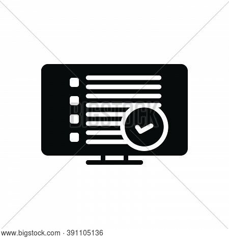 Black Solid Icon Vector Photo Free Trial Bigstock