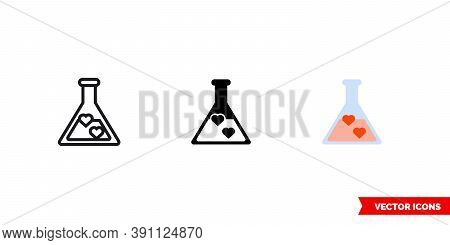 Philtre Icon Of 3 Types Color, Black And White, Outline. Isolated Vector Sign Symbol.