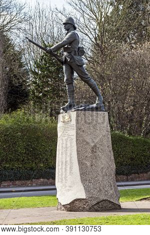 Bristol, Uk - March 19, 2008: The Gloucestershire Regiment Memorial By Onslow Whiting