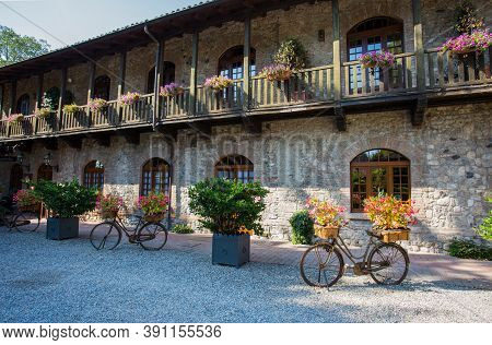 Village Of Rivalta Trebbia, Piacenza Province, Italy