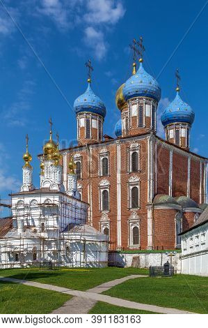 Assumption Cathedral Of The Ryazan Kremlin Was Built In 1693-1699 Years By The Architect Yakov Bukhv