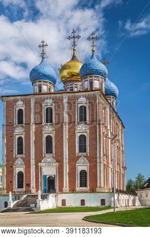 Assumption Cathedral Of The Ryazan Kremlin Was Built In 1693-1699 Years By The Architect Yakov Bukhv