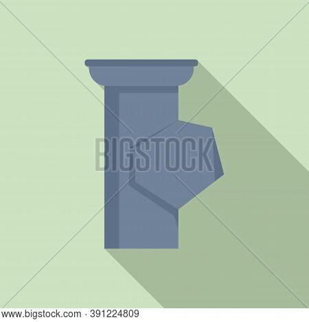Spout Gutter Icon. Flat Illustration Of Spout Gutter Vector Icon For Web Design