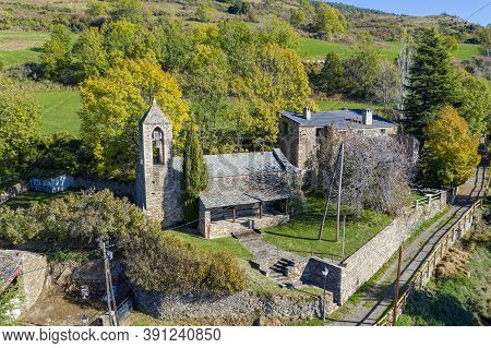 Church Of San Cristobal In Ventola, Girona Spain