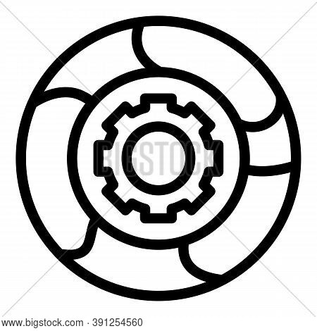 Adaptation Mechanism Icon. Outline Adaptation Mechanism Vector Icon For Web Design Isolated On White