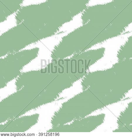 Green Brush Stroke Fur Seamless Pattern