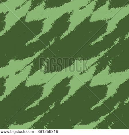 Green Brush Stroke Fur Seamless Pattern