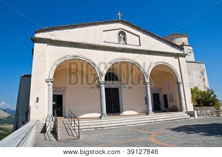 Bazilika kilise St. Biagio. Maratea. Basilicata. İtalya.