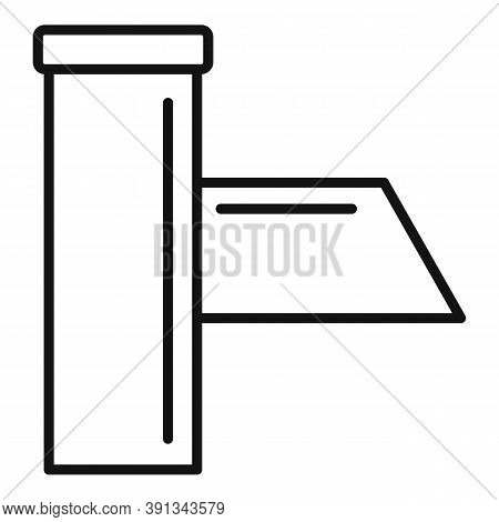 Clean Gutter Icon. Outline Clean Gutter Vector Icon For Web Design Isolated On White Background