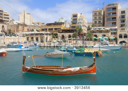 Tradizionale barca Maltese
