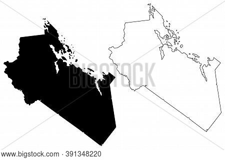 Belknap County, New Hampshire (u.s. County, United States Of America, Usa, U.s., Us) Map Vector Illu