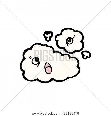 cartoon breaking up cloud