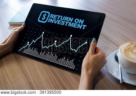 Roi, Return On Investment, Business And Financial Concept.