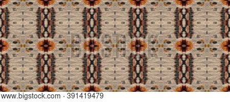 Chevron Geometric Swimwear Pattern. Snake Skin Random Texture. Paintbrush Python Background. Waterco