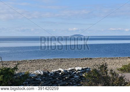 The Swedish National Park Bla Jungfrun Seen From The Island Oland