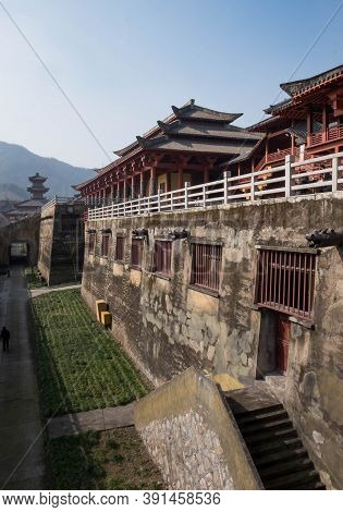 Zhejiang, China - January 21 2020 : Hengdian World Studios  The World's Largest Film & Tv Shooting B