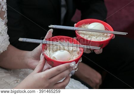 Wedding Marriage Ceremony Misua Noodle With Egg