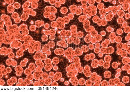 Nice Creative A Lot Bio Cells Computer Graphics Backdrop Illustration