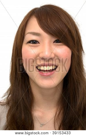 Happy Asian Businesswoman