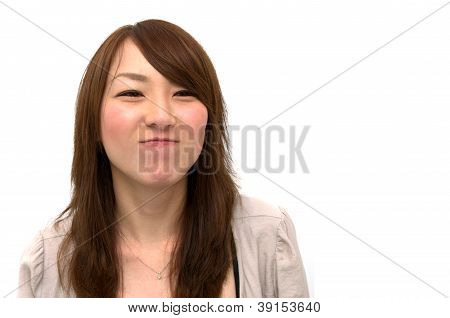 Happy Asian Businesswoman's Portrait