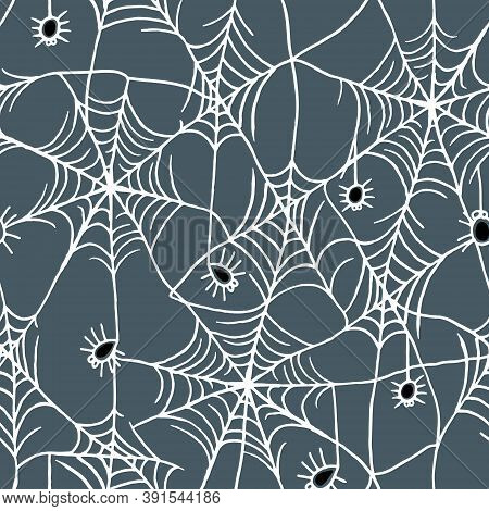 Halloween Illustration Vector Collection. Cute Clip Art Set In Spooky Theme. Autumn October Holiday 
