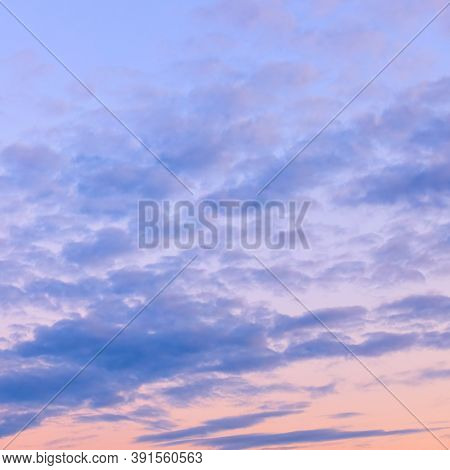 Sky with clouds at sunset, may be used as background - Cloudsape