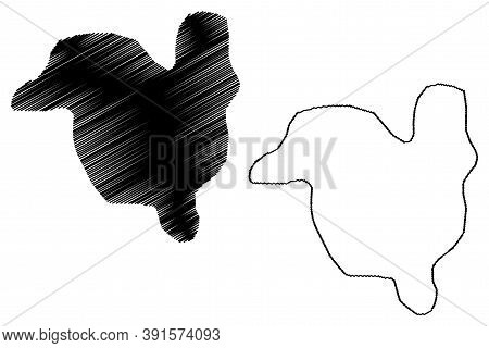 Ife City (federal Republic Of Nigeria, Osun State) Map Vector Illustration, Scribble Sketch City Of 