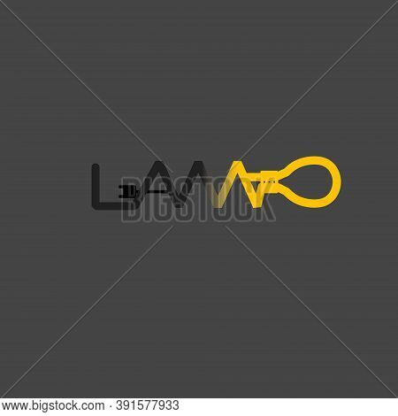 Logo For Lighting Shop With Elegant Lamp Symbol