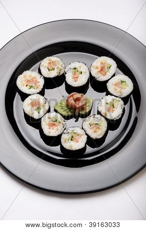 Owoce morza japońskiego sushi