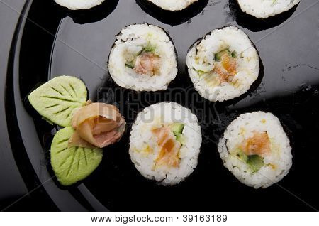 Owoce morza japońskiego sushi