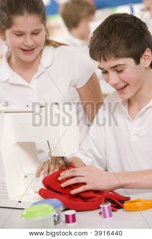 Tanulók textil lecke