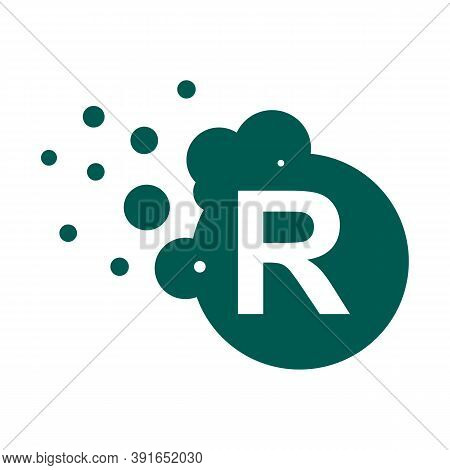 Vector Pixel Symbol Letter R Design Minimalist. R Letter For Your Best Business Symbol. Illustration