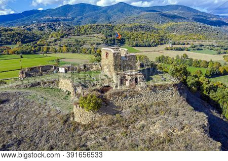 Solsona Defense Tower, Isolated That Constitutes The Outpost Of Castellciutat Castle, In The Seo De 