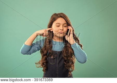 Low Audibility. Mobile Communication. Information And News. Modern Gadget. Upbringing And Developmen