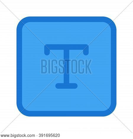 Text Editor Font Style Icon - Vector Illustration.
