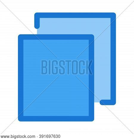 Copy Text, Document Icon - Vector Illustration. Text Editor Button Symbol.