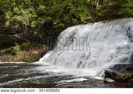 Wadsworth Falls State Park In Middletown, Connecticut